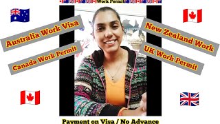 Get JOB OFFERS in UK Canada Australia and New Zealand with WORK PERMIT VISA workvisa youtube [upl. by Fogarty367]