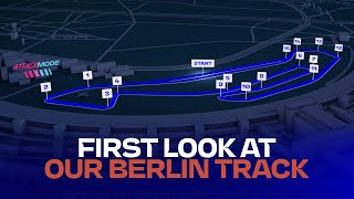 NEW Berlin EPrix track map 🇩🇪  Formula E [upl. by Otrebcire149]