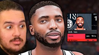 I Dropped 91 Points with Mikal Bridges [upl. by Ttezzil]