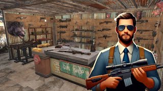 I OPENED MY OWN GUN SHOP  GUN SHOP SIMULATOR GAMEPLAY 1 [upl. by Acirahs]