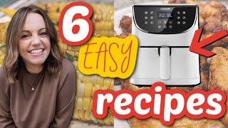 6 BeginnerFriendly Air Fryer recipes that are SO YUMMY Must make [upl. by Morley]