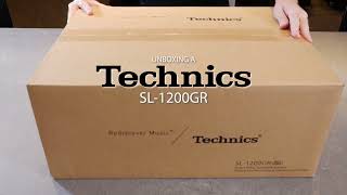 Unboxing a Technics SL1200GR Turntable [upl. by Audun823]