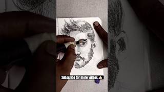 Freehand face drawing 😱😲 for beginners  pencil drawing drawing easy ytshorts [upl. by Awram476]