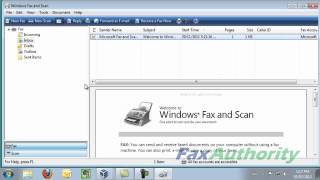 Send a Fax in Windows Fax and Scan Windows 7 and Windows Vista [upl. by Chloris449]