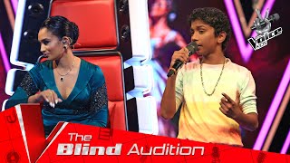 Chathum Anjelo  Suraliyaka Wage සුරළියක වගේ  Blind Auditions [upl. by Searcy]