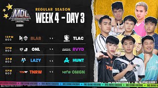 🔴LIVE  MDL PH S4  FILIPINO  Week 4 Day 3 [upl. by Novaat]