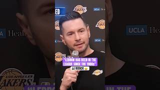 JJ Redick had jokes for LeBron 😭 [upl. by Mateya]