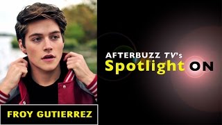 Froy Gutierrez Interview  AfterBuzz TVs Spotlight On [upl. by Ylac]