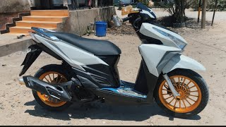 2018 Honda Vario 150 with gold wheels review and test in Dar es salaam [upl. by Akkire]