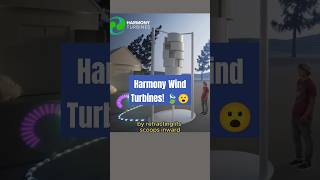 The Amazing Harmony Wind Turbines 🍃😮 shorts technology energy [upl. by Eldoria]