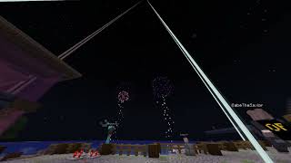 Earthmc Pilbaras 1 YEAR anniversary Firework Show [upl. by Nonnahs]