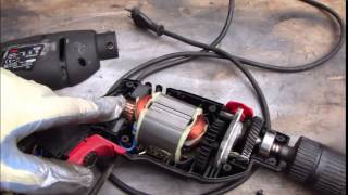 How to disassemble electric drill and find the error issue [upl. by Kirst]