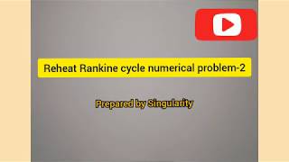 Reheat Rankine Cycle numerical problem  2 using Mollier diagram and steam table [upl. by Noffets]