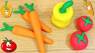 How to Make Playdough Vegetables [upl. by Corina]