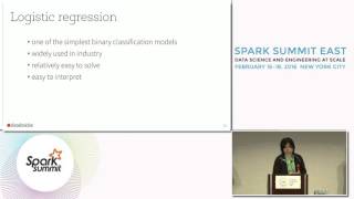 Generalized Linear Models in Spark MLlib and SparkR [upl. by Stelu586]