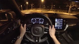 2018 Volvo XC60 T6 AWD RDesign  POV Night Drive Binaural Audio [upl. by Eceinaj]