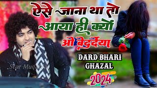 ऐसे जाना था तो आया ही क्यों  Rais Anis Sabri  New Ghazal 2024 [upl. by Toinette]