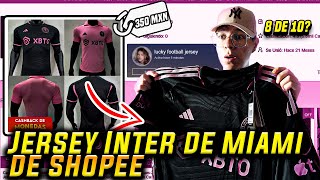 UNBOXING Jersey Inter de Miami de Shopee review Messi [upl. by Alaj]