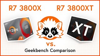 AMD Ryzen 7 3800X vs AMD Ryzen 7 3800XT  Geekbench CPU Benchmark Comparison [upl. by Zondra]