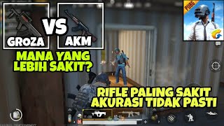 Coba Senjata GROZA di PUBG Mobile  AKM VS GROZA PUBG MOBILE  Senjata Rifle Tersakit [upl. by Duile]