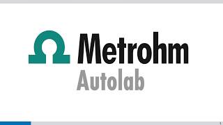 Metrohm Autolab NOVA 2 – Build Signal Command [upl. by Atnod]