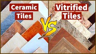 Difference Between Vitrified Tiles and Ceramic Tiles  Easy Nirman [upl. by Torrell]