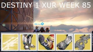 Destiny 1 Xur Week 85 October 18th 2024 [upl. by Noiro]