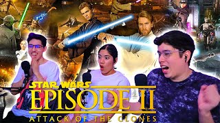 Star Wars episodio II  el ataque de los clones VIENDO POR PRIMERA VEZ PELICULA REACCIÓN [upl. by Amalea465]