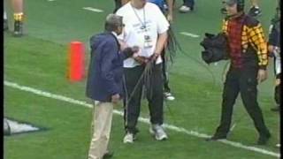 Joe Paterno attacks cameraman [upl. by Aitropal]