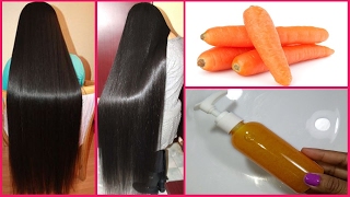 Comment FAIRE POUSSER les CHEVEUX avec LA CAROTTEHow To Use Carrots For Extreme Hair Growth [upl. by Anes]