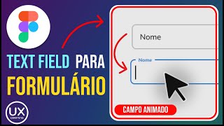 Como criar um INPUT FIELD para seu FORMULÁRIO no Figma [upl. by Lokkin]