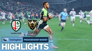 London Irish v Northampton  HIGHLIGHTS  Ben Loader Shines  Gallagher Premiership 202223 [upl. by Pickford]