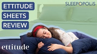 Ettitude Sheets Review  Bamboo Bedding for EcoFriendly Sleep [upl. by Trev453]