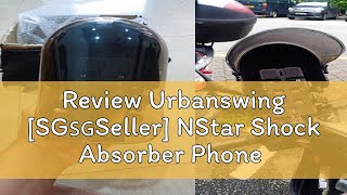 Review Urbanswing SG🇸🇬Seller NStar Shock Absorber Phone Mount Mini Helmet Sunshade Visor [upl. by Brenda817]