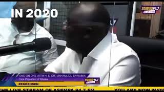 Listen to Dr Bawumia as he speaks on Pwalugu Dam in 2020 and 2024 [upl. by Llezniuq732]