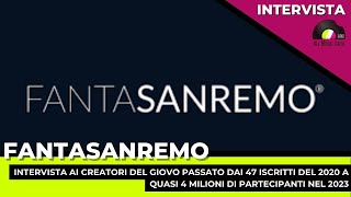 Sanremo 2023 intervista ai creatori del FantaSanremo [upl. by Tesil]