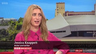 Jessica Knappett Avoidance Actress On BBC Breakfast 05042024 [upl. by Trebor]