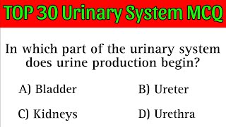 Urinary System Mcqs urinary system neet mcq biology 2023 [upl. by Maharg]