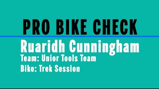 Pro Bike Check Ruaridh Cunninghams Trek Session [upl. by Blanca623]