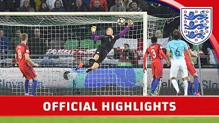 Slovenia 00 England 2018 World Cup Qualifier  Official Highlights [upl. by Ecilef568]