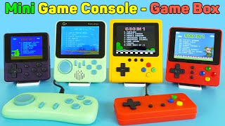 Mini Game Console  Game Box Collection G7 With K50 Handheld And Two Players  Unboxing amp Review [upl. by Fridlund]