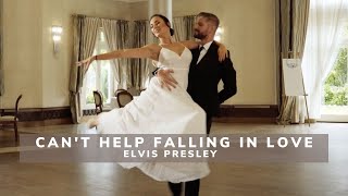 Cant Help Falling In Love  Elvis Presley  Wedding Dance Choreography  English Waltz Tutorial [upl. by Ultan]