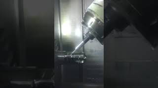 Mastercams new 5 Axis deburr toolpath [upl. by Dev]