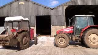 Massey Ferguson 135 tractor tour [upl. by Prudi436]