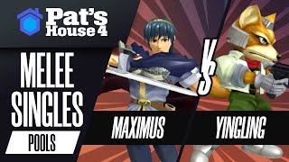 Maximus vs Yingling  Pats House 4  Melee Singles Pools [upl. by Kizzee246]