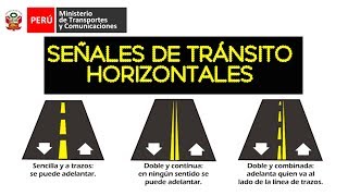 Señales de Tránsito Horizontales y su Significado [upl. by Bunder]