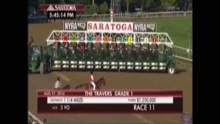 2016 Travers Stakes  Arrogate [upl. by Darcee]