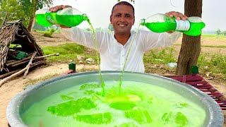 PAKOLA MILK SHAKE Ice Pakola Juice  Refreshing Street Drink Pakola Doodh Soda  Village Food Secret [upl. by Niko380]