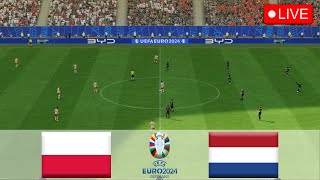 🔴Poland vs Netherlands LIVE🔴UEFA Euro 2024🔴Live Match Today [upl. by Astra]