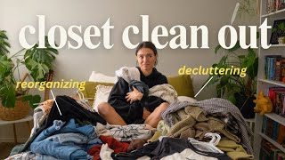 an adhd girlie attempts a major closet cleanout it was chaotic [upl. by Stelu]